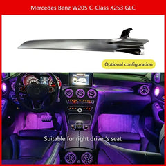 Lumière d'ambiance 3/64 couleurs pour Mercedes-Benz Classe C Glc Coupé W205 C43 C63 X253 LED Évents Haut-parleur Lampe décorative Retrofit 