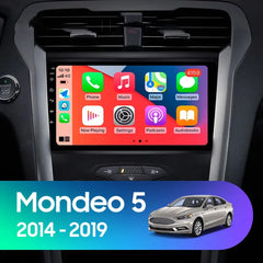 Android 14 Carplay Auto pour Ford Fusion Mondeo 5 2014 - 2019 Autoradio Multimédia Lecteur Vidéo Navigation GPS Non 2Din 2 Din DVD 