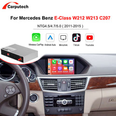 CarPlay sans fil pour Mercedes Benz Classe E W212 E Coupé C207 NTG4.5/4.7/5.0 2011-2015 avec Airplay Android Auto 