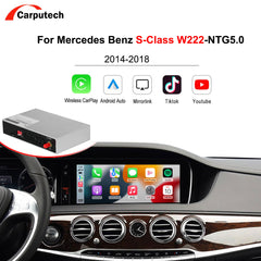 CarPlay sans fil pour Mercedes Benz Classe S W222 2014-2018, avec interface Android Auto Mirror Link AirPlay Car Play 