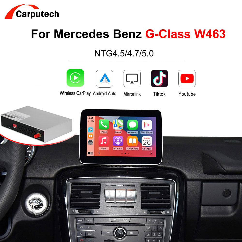 CarPlay sans fil pour Mercedes Benz Classe G W463 avec interface Android Auto Mirror Link AirPlay Car Play 