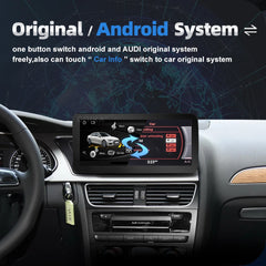 Carputech For Audi A4 B8 A5 2009-2017 Android 13 System Car Screen Player GPS Navi Multimedia Stereo 8+128GB RAM WIFI Google Carplay