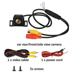 Car Backup Camera Rear Front Side View 1080P Clear Anti-Interference 170 Degree Wide Angle Adjustable Vehicle Small Reversing Camera