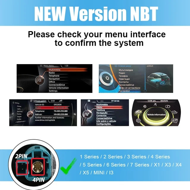 CarPlay MMI Prime Nachrüstung für BMW NBT/EVO/CIC System 1 2 3 4 5 6 7er X1 X3 X4 X5 X6 i8 MINI | Apple Carplay &amp; Android Auto Modul