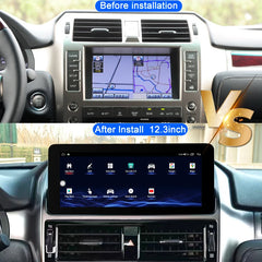 For Lexus GX460 For Lexus GX460 2010-2021 12.3inch car radio multimedia video player CarPlay Android 13 GPS navigator