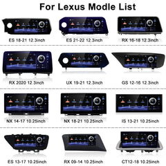 Lexus UX UX 200 UX 250 UX 250H UX 260H 2018-2023 Carplay Android auto Car Radio Multimedia Player Android 13 Carplay GPS 4G Stereo