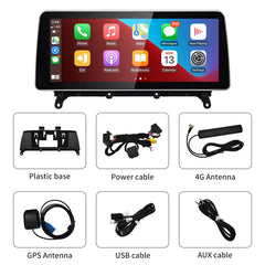 For BMW F25 F26  Snapdragon665 12.3inch Wireless CarPlay Android AUTO Car Multimedia System Head Unit Radio Bluetooth GPS Navi