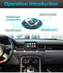 Carputeh Apple CarPlay Wireless For Audi MMI 2G A4 A5 A6 A7 A8 Q5 Q7 2005-2010 Android Auto Carplay Module Decoder Box Netflix