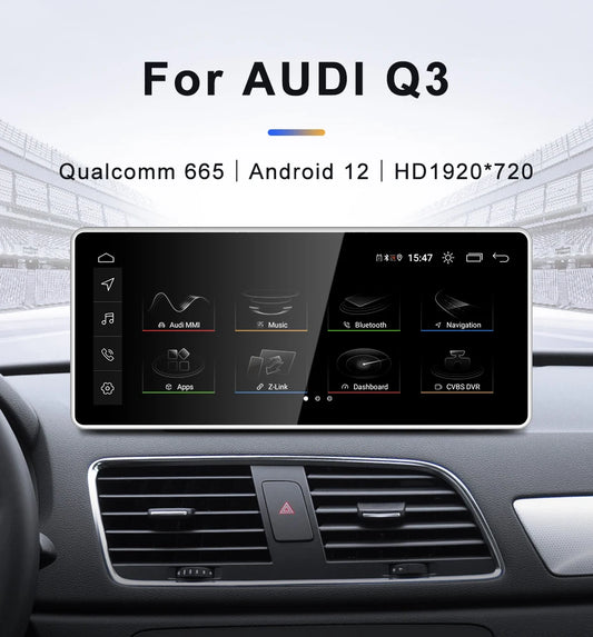 Für AUDI 2013-2018 Q3 CarPlay Android 13 Auto Multimedia IPS Bildschirm GPS Auto Radio Navigation Stereo DSP Netlifx 