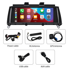 For BMW F25 F26 Snapdragon665 8.8inch Wireless CarPlay Android AUTO Car Multimedia System Head Unit Radio Bluetooth GPS Navi