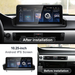 Pour BMW Série 3 E90 E91 E92 2005-2011 Snapdragon665 10,25 pouces Écran Tactile Sans Fil Carplay Android 13 Stéréo Multimédia Unité Principale Radio AUTO Bluetooth 