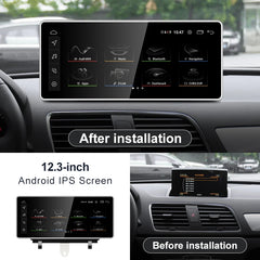 For AUDI 2013-2018 Q3 CarPlay Android 13 Car Multimedia IPS Screen GPS Auto Radio Navigation Stereo DSP Netlifx