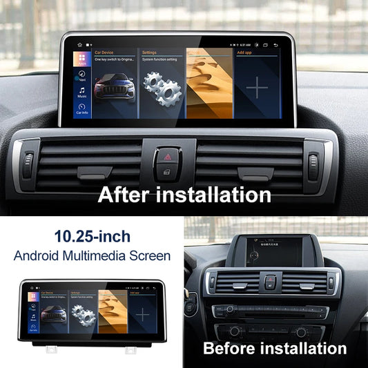 Carputech For BMW 1series F20 NBT 10.25inch Wireless Carplay AUTO 4G Android 13 Car GPS Navi Stereo Multimedia Head Unit Radio Bluetooth