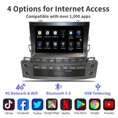 9" For Lexus LX570 2007-2015 Car Radio Multimedia Player Wireless CarPlay Android Auto Upgrade Android Touch Screen