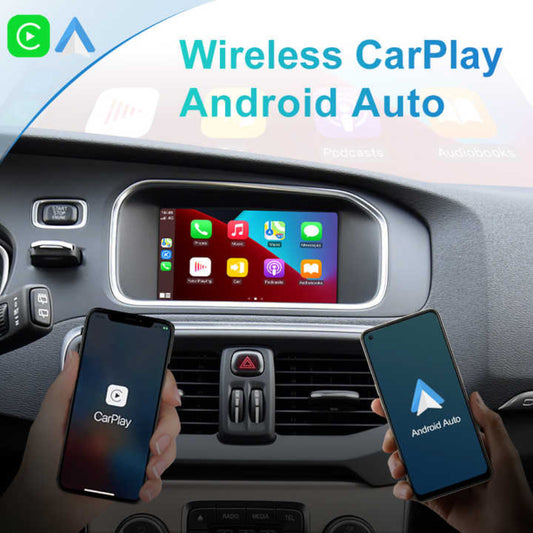 Wireless Apple Carplay Android Auto Module For Volvo XC60 XC70 S60 S80 V60 V70 V40 2011-2019 Mirror Link Decoder