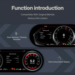 For Infiniti Q70/ QX80 2013-2021 12" LCD Digital Dashboard Cluster Car Panel Speedometer Virtual Cockpit