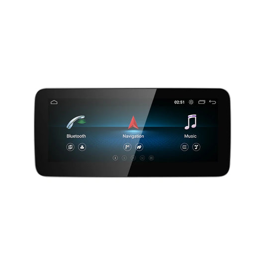 Pour Mercedes Benz Classe A W176 CLA C117 GLA X156 CarPlay sans fil et Android Auto | Écran tactile 12,3 pouces Snapdragon665 Android13 Voiture GPS Stéréo Multimédia Autoradio Headunit 