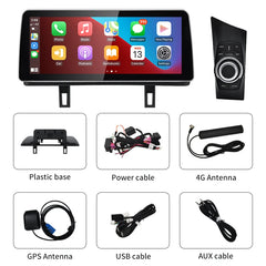 For BMW E81 E82 E87 E88 Snapdragon665 12.3 inch Carplay AUTO Android 12 Car GPS Stereo Multimedia Head Unit Radio Bluetooth