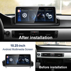 For BMW 3Series E90 E91 E92 NEW ID8 10.25 inch Touch Screen Carplay 4G Android 13 Car GPS Stereo Multimedia Head Unit Radio AUTO Bluetooth