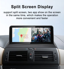 For BMW X3 E83 Snapdragon665 Wireless CarPlay Android AUTO Car Multimedia System Head Unit Radio Bluetooth GPS Navigation 10.25inch Screen