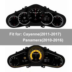 Pour Porsche Cayenne/Panamera 2010-2017 LCD Tableau de bord numérique Cluster Panneau de voiture Compteur de vitesse Cockpit virtuel