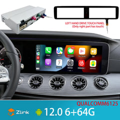 Carputech snapdragon665 CarPlay androidauto pour Mercedes W213 écran 12,3 pouces ntg5.5 Android box module intelligent TikTok YouTube 