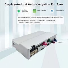 Carputech snapdragon665 CarPlay androidauto pour Mercedes W213 écran 12,3 pouces ntg5.5 Android box module intelligent TikTok YouTube 