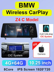 ID8 10.25inch Android 12 Wireless CarPlay AUTO For BMW Z4 E85 E86 E89 CIC NBT Car Multimedia Video Players GPS Navi Bluetooth