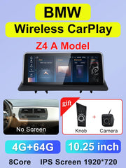 ID8 10.25inch Android 12 Wireless CarPlay AUTO For BMW Z4 E85 E86 E89 CIC NBT Car Multimedia Video Players GPS Navi Bluetooth