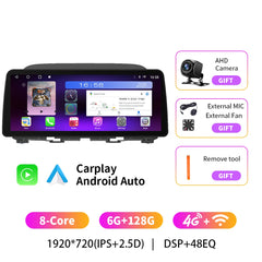 Carputech Écran Carplay 12,3" pour Mazda CX-5 CX5 2013 2014 2015 Autoradio Lecteur multimédia Navigation GPS Android 10 4G WIFI 