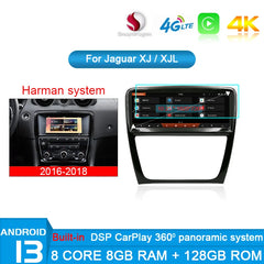 For Jaguar XJL XJ 351 2009-2017 Android 13 Car Multimedia Player Car Radio 10.25 Inch GPS Stereo Wireless Carplay Auto DSP