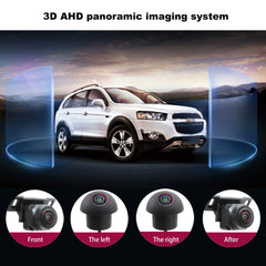 Système de caméra de vue panoramique panoramique droite + gauche + avant + arrière pour Android Auto Radio Vision nocturne voiture 1080P AHD 360 caméra 