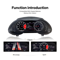 12.3 ''LCD Digital Dashboard Cluster Für Audi A4 S4 RS4 A5 Q5 S5 RS5 2008-2021 Auto Panel Tacho virtuelle Cockpit 