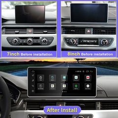 Qualcomm 8G 128G Android12 10.25 pouces Carplay AUTO pour AUDI 2018-2022 A4 A5 S5 B9 Lecteur vidéo de voiture Navigation GPS Écran intelligent 