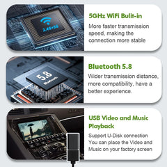 Lamborghini Huracan Aventador With Mmi3g Retrofit Wireless Apple Carplay & Wireless Android Auto