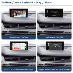 Kabelloser CarPlay-Decoder, Android Auto-Schnittstelle für Audi Q7 2016–2019, mit AirPlay Mirror Link-Car-Play-Funktionen 