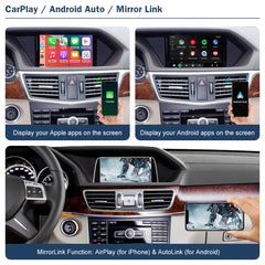 CarPlay sans fil pour Mercedes Benz Classe E W212 E Coupé C207 NTG4.5/4.7/5.0 2011-2015 avec Airplay Android Auto 