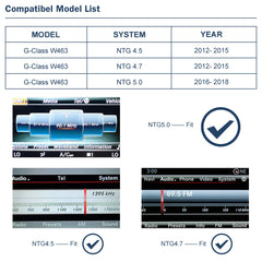 CarPlay sans fil pour Mercedes Benz Classe G W463 avec interface Android Auto Mirror Link AirPlay Car Play 
