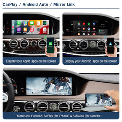 CarPlay sans fil pour Mercedes Benz Classe S W222 2014-2018, avec interface Android Auto Mirror Link AirPlay Car Play 