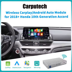 Module Carplay sans fil Android Auto pour Honda Accord 2018-2022 10e génération Mirror Link Navigation Caméra Vidéo USB