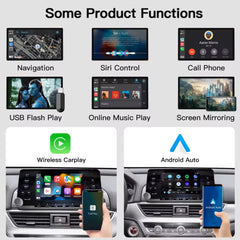 Module Carplay sans fil Android Auto pour Honda Accord 2018-2022 10e génération Mirror Link Navigation Caméra Vidéo USB