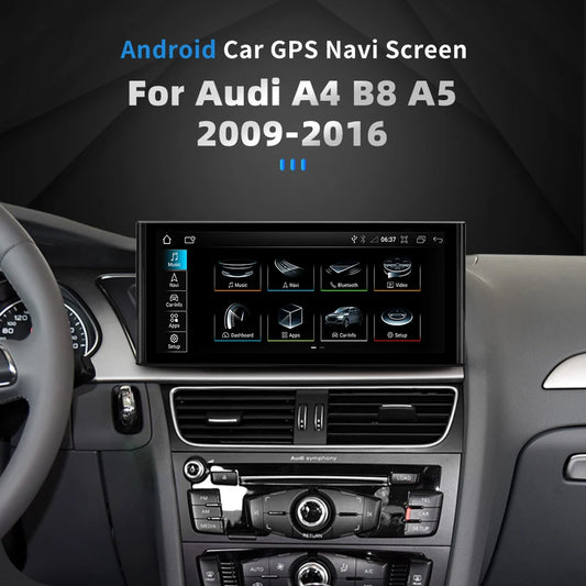 Carputech Für Audi A4 A5 2009-2016 1920*720 Android 13 Auto Multimedia Radio Navigation Auto Stereo Carplay IPS Bildschirm DSP 