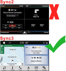 Fit for Ford/ Lincoln Sync 3 Factory SYNC2 to SYNC3 Upgrade Kit APIM Module Antenna Carplay Android Auto Interface Module 8-Inch Capacitive Touch Screen