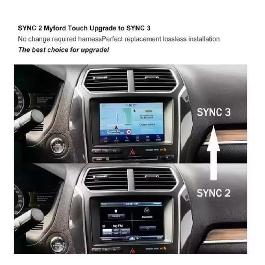 Fit for Ford/ Lincoln Sync 3 Factory SYNC2 to SYNC3 Upgrade Kit APIM Module Antenna Carplay Android Auto Interface Module 8-Inch Capacitive Touch Screen