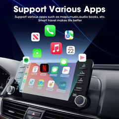 Adaptateur sans fil Carputech CP3.0/ 4.0 Apple CarPlay/Android Auto pour CarPlay filaire 