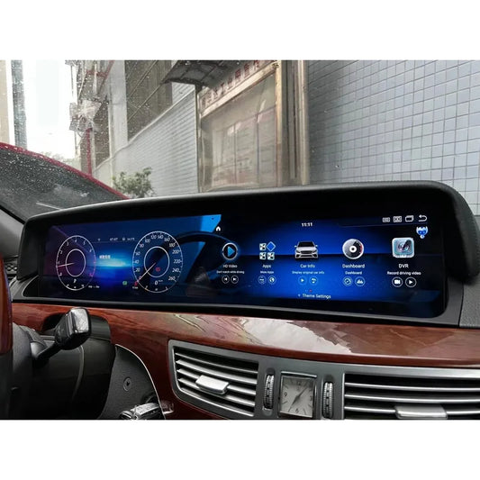 Autoradio Android 13.0 8 + 128 Go pour Mercedes-Benz S W221 W222 Android 2006-2012 Autoradio Navigation GPS Lecteur multimédia Unité principale 