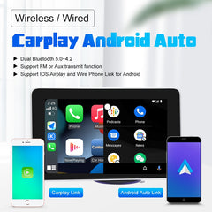 7.5inch Wireless Carplay Android Auto Tablet Portable Multimedia Player Car Radio MP5 Netflix Account Airplay FM Touch Screen  For Cars rs Motocycle