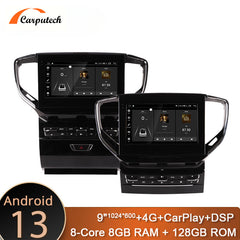 Carputech 9 Inch Android13 Car Multimedia Player For Maserati Ghibli 2014 -2021 8G+128G GPS Navigation Stereo Car Radio DSP Carplay