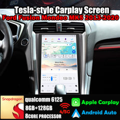 13,6 "Qualcomm pour Ford Fusion Mondeo MK5 2013-2020 autoradio stéréo Carplay mise à niveau écran de style Tesla Android Auto GPS Navigation lecteur multimédia