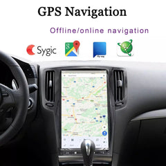 13.6" Qualcomm For Infiniti G25 2007-2013 Car Radio Stereo Carplay Upgrade Tesla Style Screen Android Auto GPS Navigation Multimedia Player